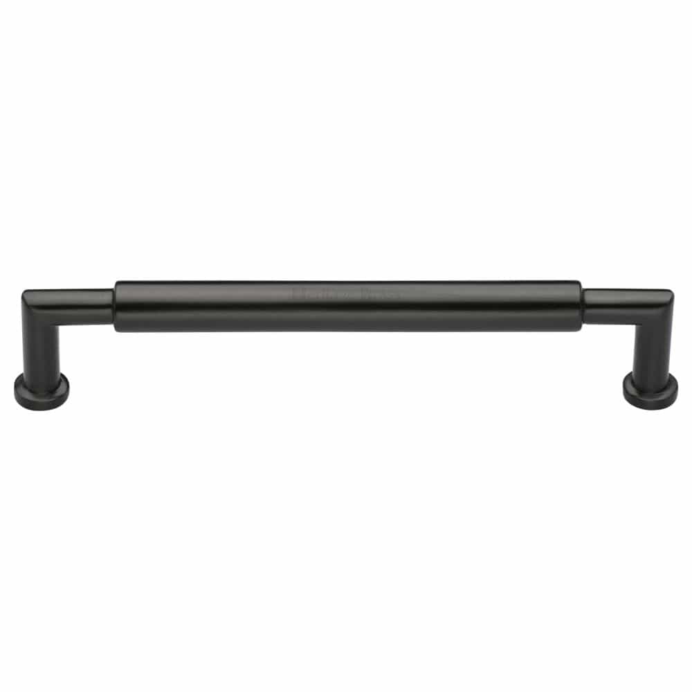 Heritage Brass Cabinet Hardware Matt Bronze / Cabinet Pull Handles / 254mm c/c Heritage Brass - Cabinet Pull Bauhaus Round Design 254mm CTC Matt Bronze Finish