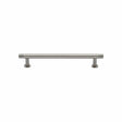 Heritage Brass Cabinet Hardware Satin Nickel / Cabinet Pull Handles / 128mm c/c Heritage Brass - Cabinet Pull Contour Design with 16mm Rose 128mm CTC Satin Nicke