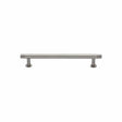 Heritage Brass Cabinet Hardware Satin Nickel / Cabinet Pull Handles / 96mm c/c Heritage Brass - Cabinet Pull Contour Design with 16mm Rose 96mm CTC Satin Nickel