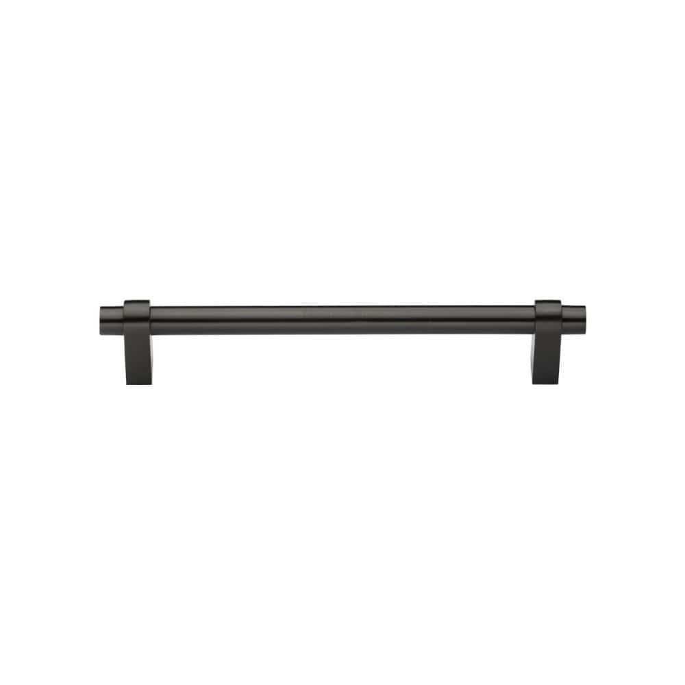 Heritage Brass Cabinet Hardware Matt Bronze / Cabinet Pull Handles / 128mm c/c Heritage Brass - Cabinet Pull Industrial Design 128mm CTC Matt Bronze Finish