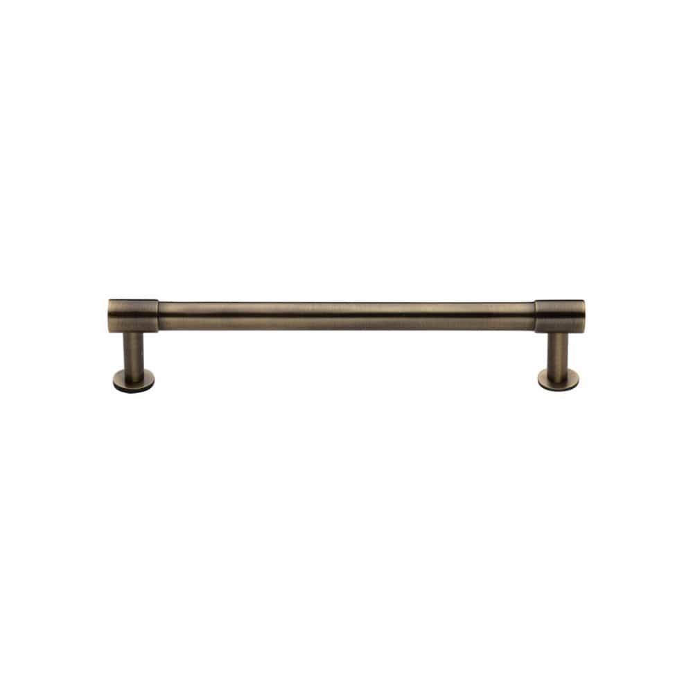 Heritage Brass Cabinet Hardware Antique Brass / Cabinet Pull Handles / 128mm c/c Heritage Brass - Cabinet Pull Phoenix Design with 16mm Rose 128mm CTC Antique Brass