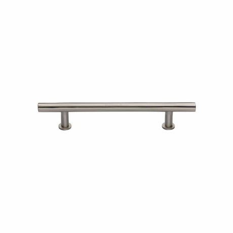 Heritage Brass Cabinet Hardware Satin Nickel / Cabinet Pull Handles / 101mm c/c Heritage Brass - Cabinet Pull T-Bar Design with 16mm Rose 101mm CTC Satin Nickel