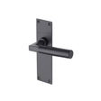 Heritage Brass Door Furniture Matt Black / Latch Handles Heritage Brass - Door Handle Lever Latch Bauhaus Design Matt Black finish