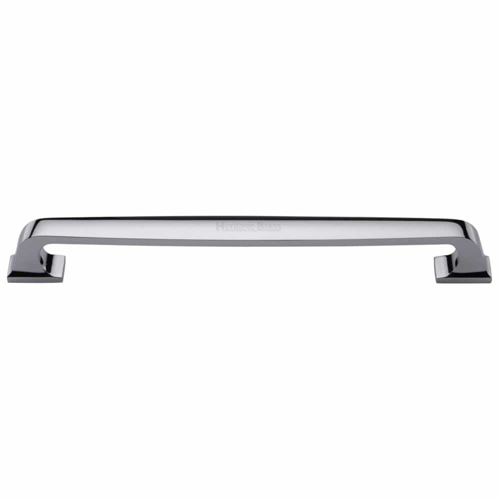 Heritage Brass Door Furniture Polished Chrome / Pull Handles (Bolt Through) Heritage Brass - Door Pull Handle Durham Design 497mm Polished Chrome Finish
