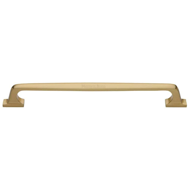 Heritage Brass Door Furniture Satin Brass / Pull Handles (Bolt Through) Heritage Brass - Door Pull Handle Durham Design 497mm Satin Brass Finish