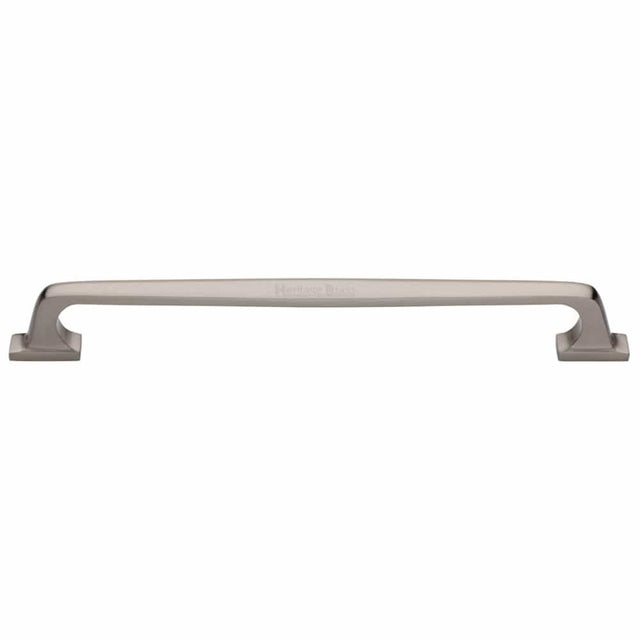 Heritage Brass Door Furniture Satin Nickel / Pull Handles (Bolt Through) Heritage Brass - Door Pull Handle Durham Design 497mm Satin Nickel Finish