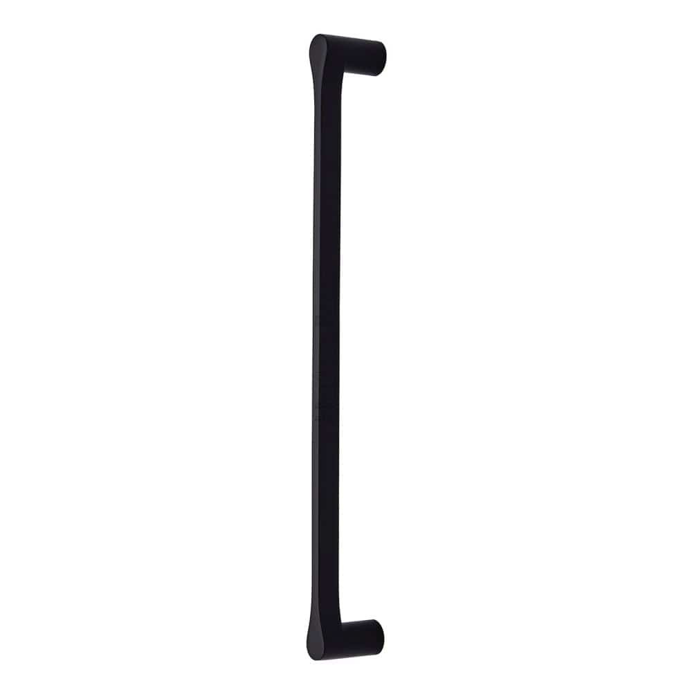 Heritage Brass Door Furniture Matt Black / Pull Handles (Bolt Through) Heritage Brass - Door Pull Handle Gio Design 484mm Matt Black Finish