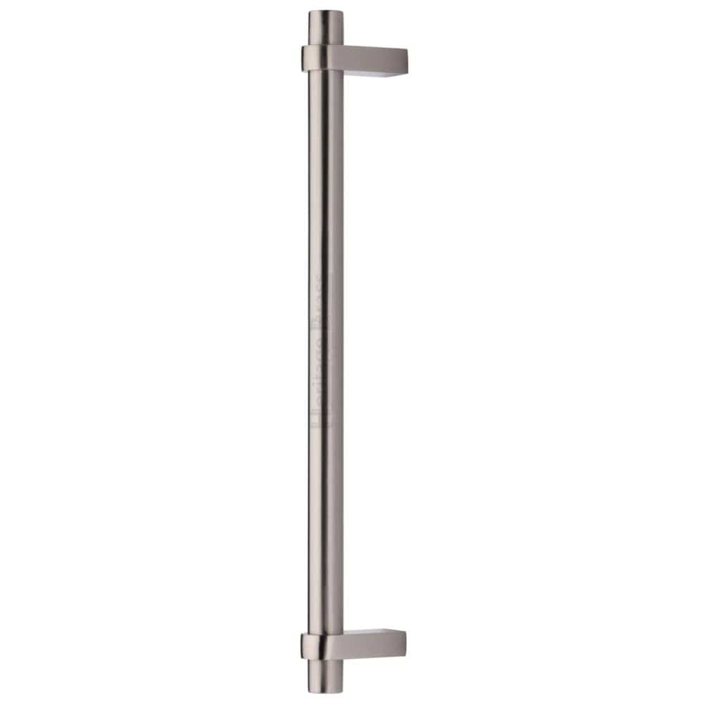 Heritage Brass Door Furniture Satin Nickel / Pull Handles (Bolt Through) Heritage Brass - Door Pull Handle Industrial Design 505mm Satin Nickel Finish