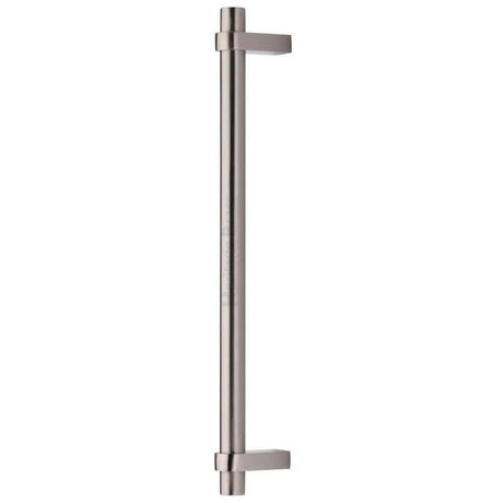 Heritage Brass Door Furniture Satin Nickel / Pull Handles (Bolt Through) Heritage Brass - Door Pull Handle Industrial Design 505mm Satin Nickel Finish