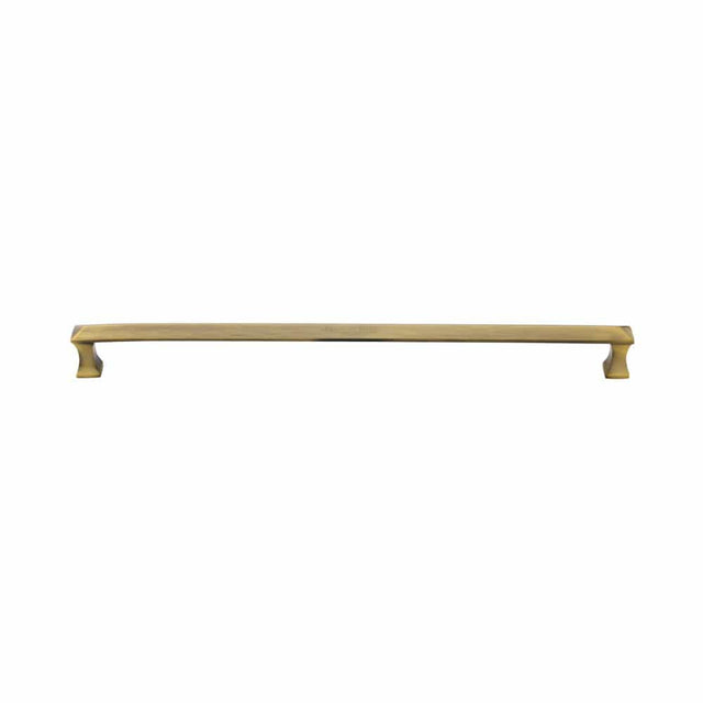 Heritage Brass Door Furniture Antique Brass / Pull Handles (Bolt Through) Heritage Brass - Door Pull Handle Pyramid Design 326mm Antique Brass Finish