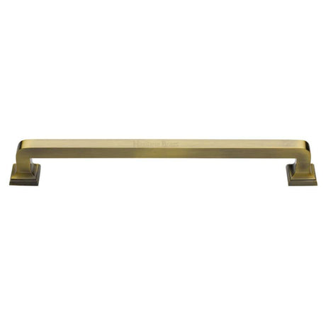 Heritage Brass Door Furniture Antique Brass / Pull Handles (Bolt Through) Heritage Brass - Door Pull Handle Square Vintage Design 490mm Antique Brass Finish