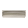 Heritage Brass Cabinet Hardware Satin Nickel / Cabinet Cup Pulls / 152mm c/c Heritage Brass - Drawer Cup Pull Shropshire Design 152mm CTC Satin Nickel Finish