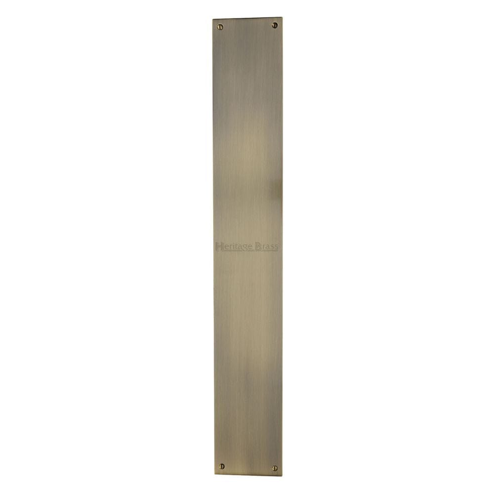 Heritage Brass Door Furniture Antique Brass / Finger Plates / 500 x 76mm Heritage Brass - Fingerplate 500 x 76mm - Antique Finish