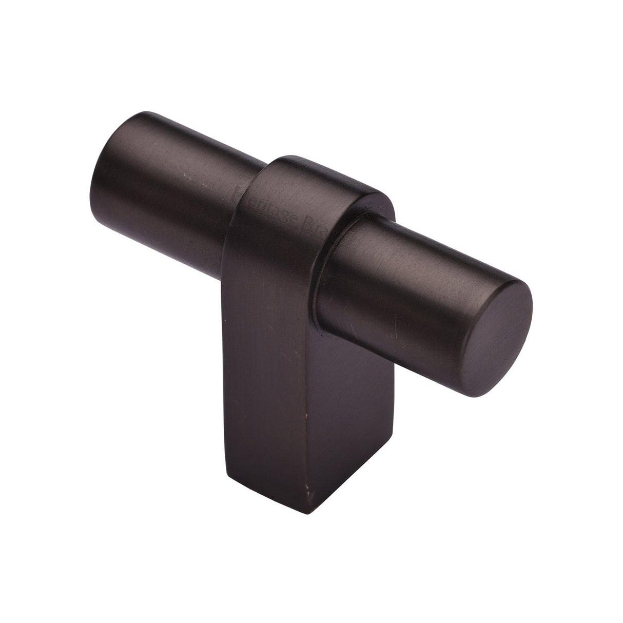 Heritage Brass Cabinet Hardware Matt Bronze / Cabinet Knobs Heritage Brass - Industrial T-Bar Cabinet Knob - Matt Bronze