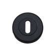 Heritage Brass Door Furniture Matt Black / Mortice Key Profile Escutcheons Heritage Brass - Key Escutcheon Matt Black Finish