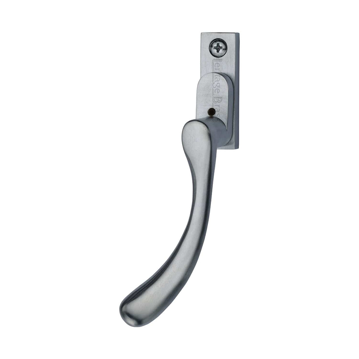 Heritage Brass Window Furniture Satin Chrome / Left Hand / Yes Heritage Brass - Left-Handed Espagnolette Handle Ball Design Satin Chrome finish