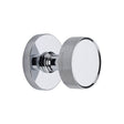 Heritage Brass Door Furniture Polished Chrome / Mortice Knobs Heritage Brass Owen Knurled Knob on Knurled Concealed Base Polished Chrome finish