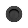 Heritage Brass Door Furniture Matt Black / Flush Pull / Round Heritage Brass - Round Flush Pull Matt Black finish