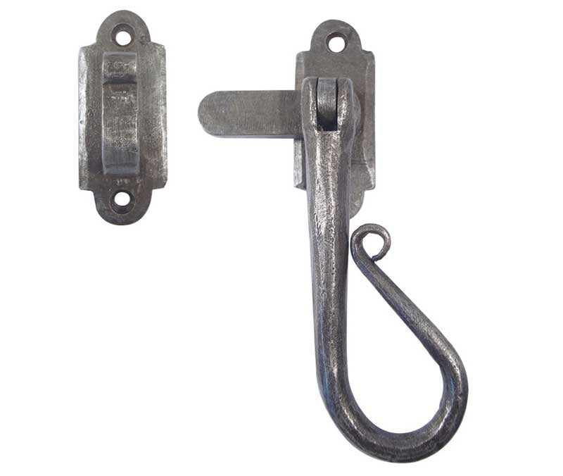 High quality image of Frelan - Antique Range Casement Fasteners 112mm Pewter Sku. HF19M