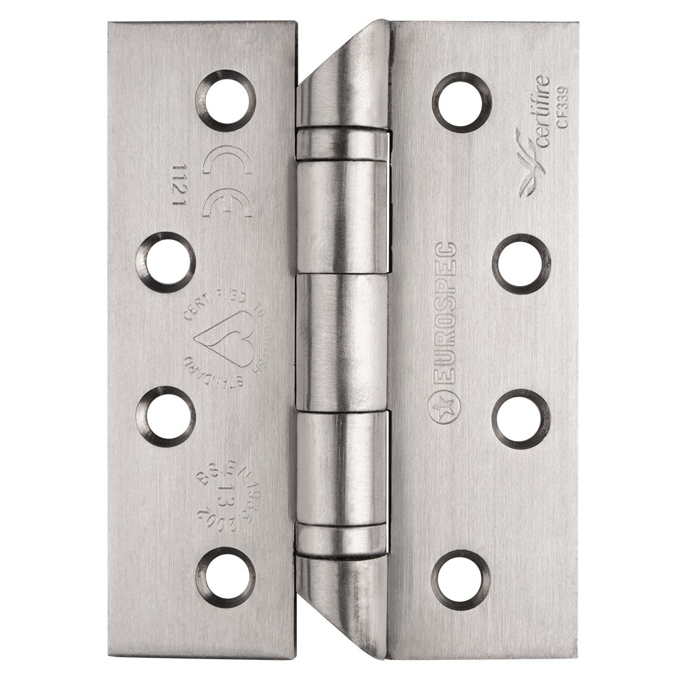 Eurospec - Enduro Grade 13 Ball Bearing Hospital Tip Hinge Square - SSS