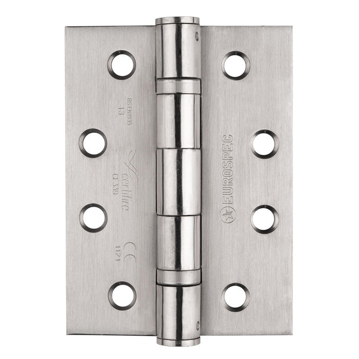 High quality image of Eurospec - Enduro Grade 13 Ball Bearing P Hinge Square 102 x 76mm - SSS | Sku. hin1433p-13sss | Trade Door Handles.