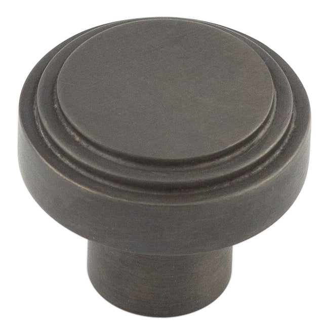 High quality image of Hoxton - Cropley Cupboard Knobs 30mm Dark Bronze Sku. HOX1030DB