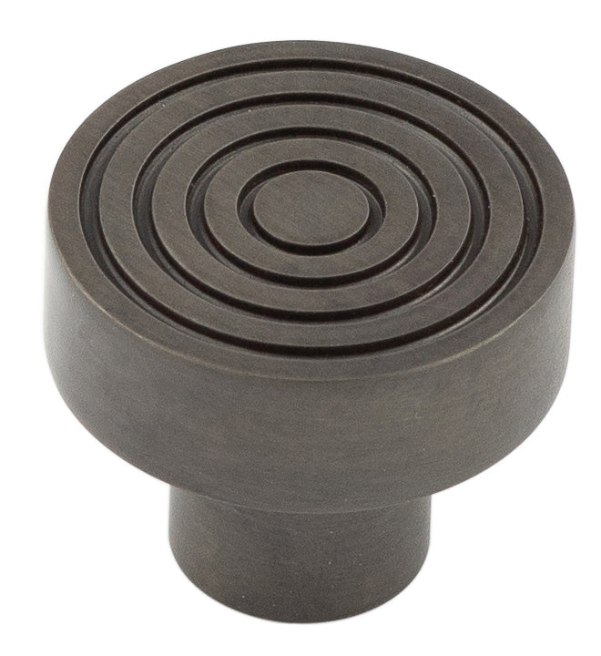 High quality image of Hoxton - Murray Cupboard Knobs 30mm Dark Bronze Sku. HOX1130DB
