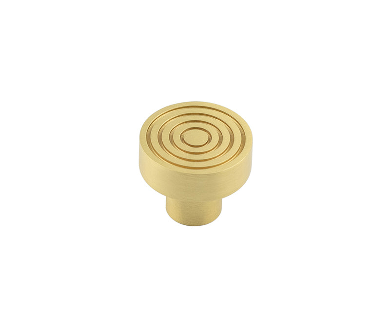 High quality image of Hoxton - Murray Cupboard Knobs 30mm Satin Brass Sku. HOX1130SB