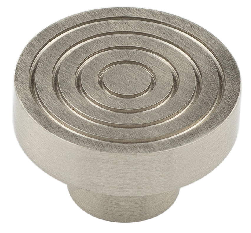 High quality image of Hoxton - Murray Cupboard Knobs 40mm Satin Nickel Sku. HOX1140SN