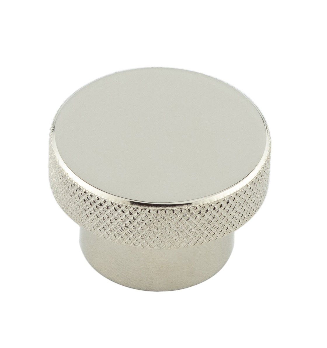 High quality image of Hoxton - Wenlock Cupboard Knobs 40mm Polished Nickel Sku. HOX140PN