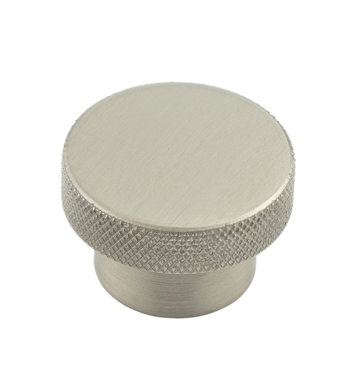 High quality image of Hoxton - Wenlock Cupboard Knobs 40mm Satin Nickel Sku. HOX140SN