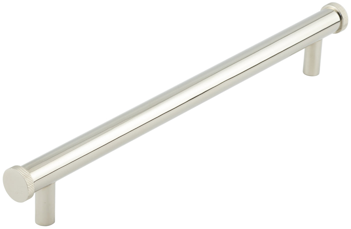 High quality image of Hoxton - Thaxted Cabinet Handles 224mm Ctrs Polished Nickel Sku. HOX260PN
