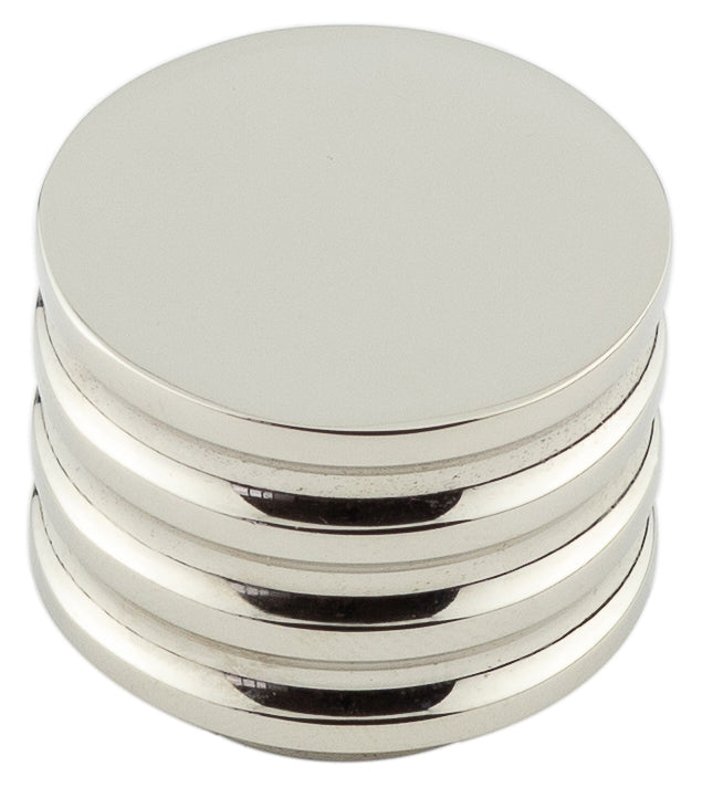 High quality image of Hoxton - Sturt Cupboard Knobs 30mm Polished Nickel Sku. HOX430PN