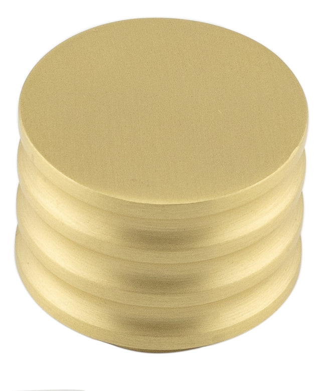 High quality image of Hoxton - Sturt Cupboard Knobs 30mm Satin Brass Sku. HOX430SB
