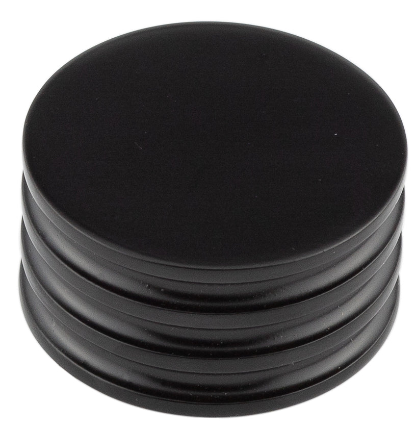 High quality image of Hoxton - Sturt Cupboard Knobs 40mm Black Sku. HOX440MB