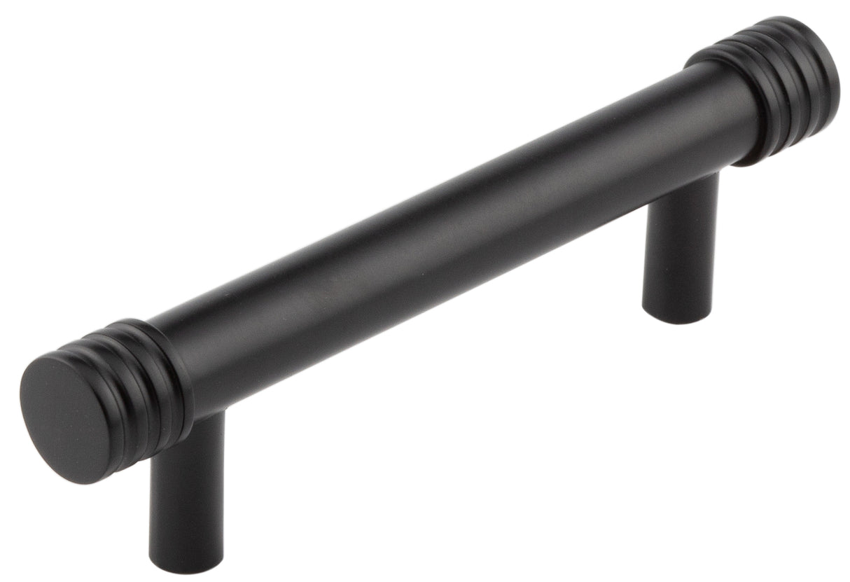 High quality image of Hoxton - Sturt Cabinet Handles 96mm Ctrs Black Sku. HOX450MB