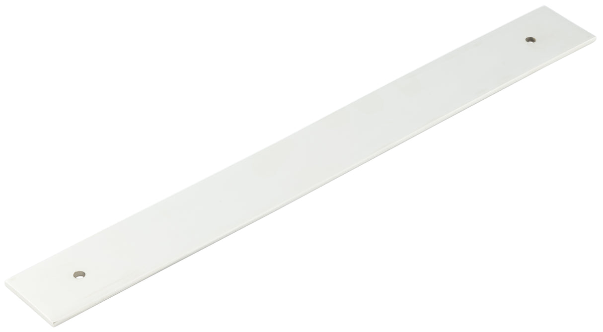 High quality image of Hoxton - Fanshaw Backplates for Cabinet Handles 268x30mm Polished Nickel Sku. HOX5060PN