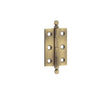Frelan Hardware Hinges Antique Brass / 2" (51mm) / Finial Hoxton - 50x35mm AB Finial hinge