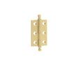 Frelan Hardware Hinges Satin Brass / 2" (51mm) / Finial Hoxton - 50x35mm SB Finial hinge