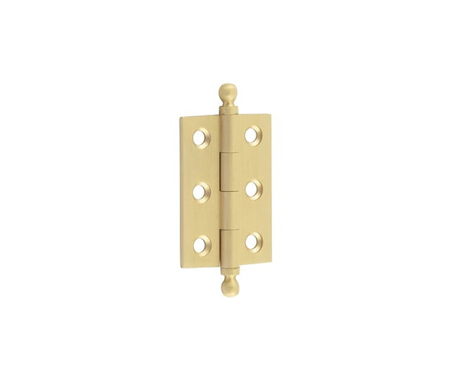 Frelan Hardware Hinges Satin Brass / 2" (51mm) / Finial Hoxton - 50x35mm SB Finial hinge
