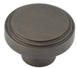 Frelan Hardware Cabinet Hardware Dark Bronze / Cabinet Knobs / 40mm Dia. Hoxton - Cropley DB 40mm Cupboard Knob Stepped