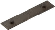 Frelan Hardware Cabinet Hardware Dark Bronze / Backplate for Cabinet Pull Handle / 140 x 30mm Hoxton - Fanshaw DB 140x30mm Backplate Concealed Screw Caps