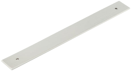 Frelan Hardware Cabinet Hardware Satin Nickel / Backplate for Cabinet Pull Handle / 224mm c/c Hoxton - Fanshaw SN 268x30mm Backplate for Pull Handle with 224mm Cts