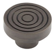 Frelan Hardware Cabinet Hardware Dark Bronze / Cabinet Knobs / 40mm Dia. Hoxton - Murray DB 40mm Cupboard Knob Reeded
