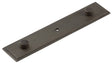 Frelan Hardware Cabinet Hardware Dark Bronze / Backplate for Cabinet Pull Handle / 140 x 30mm Hoxton - Rushton DB 140x30mm Backplate With Concealed Screw Caps