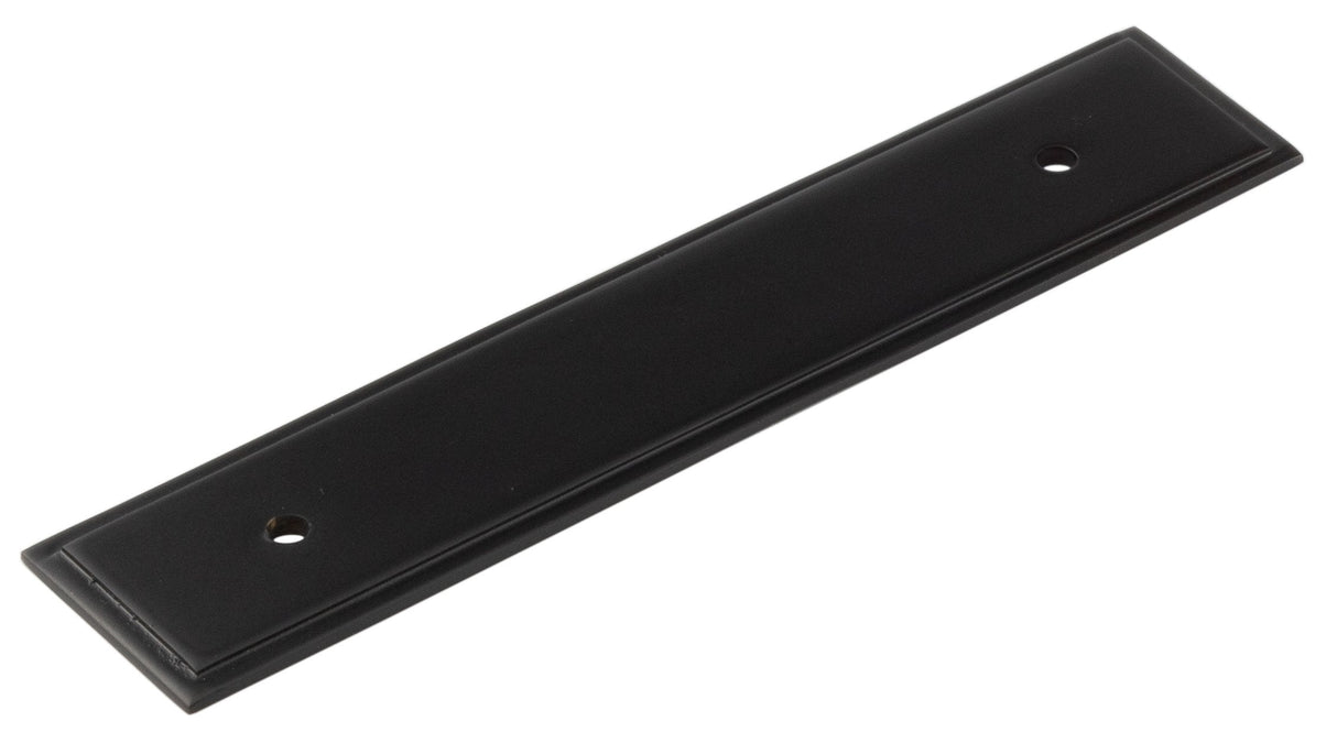 Frelan Hardware Cabinet Hardware Black / Backplate for Cabinet Pull Handle / 96mm c/c Hoxton - Rushton MB 140x30mm Backplate for Pull Handle with 96mm Cts