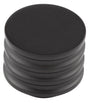 Frelan Hardware Cabinet Hardware Black / Cabinet Knobs / 30mm Dia. Hoxton - Sturt MB 30mm Cupboard Knob Grooved