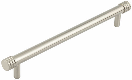 Frelan Hardware Cabinet Hardware Satin Nickel / Cabinet Pull Handles / 224mm c/c Hoxton - Sturt SN 224mm Cabinet Handle Grooved