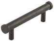 Frelan Hardware Cabinet Hardware Dark Bronze / Cabinet Pull Handles / 96mm c/c Hoxton - Thaxted DB 96mm Line Knurled End Caps Cabinet handles