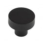 Frelan Hardware Cabinet Hardware Black / Cabinet Knobs / 30mm Dia. Hoxton - Thaxted MB 30mm Line Knurled Cupboard Knob